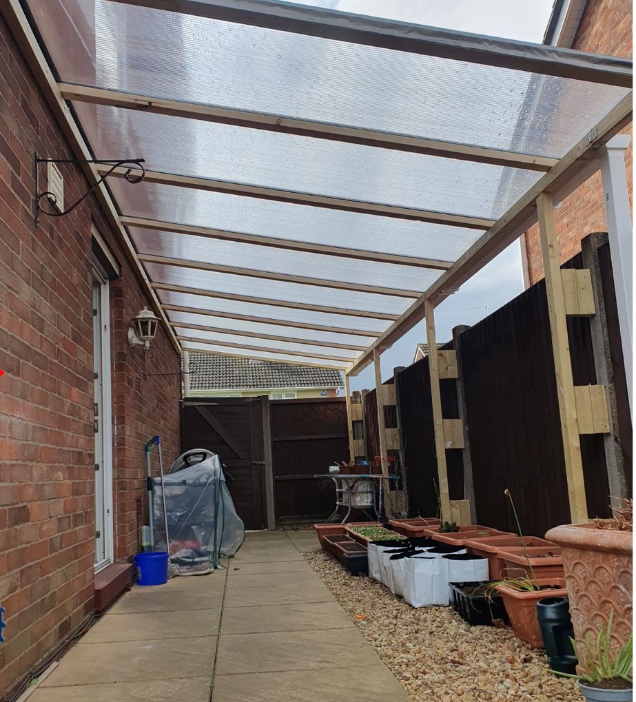 canopy by PK2 Builders in Peterborough